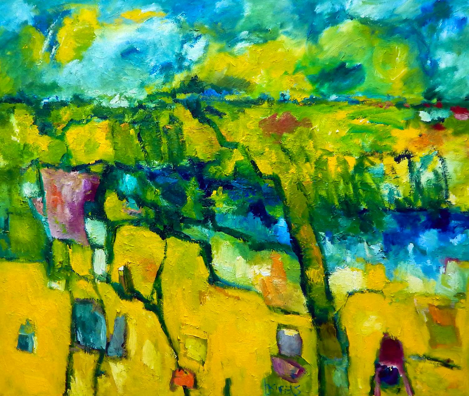 Harrie Sijbers - Landschap met water kopen? Bied vanaf 800!