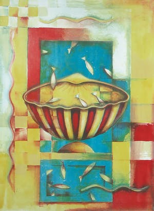 Marianne Aulman - Litho, Misterio del Mar IV - Ingelijst (Groot) kopen? Bied vanaf 1!