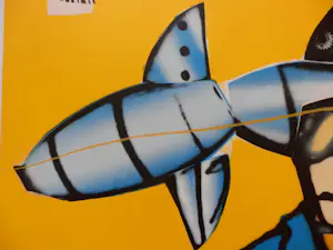 Herman Brood - Kleurenzeefdruk ROCKET SCIENTIST Handgesigneerd. kopen? Bied vanaf 399!