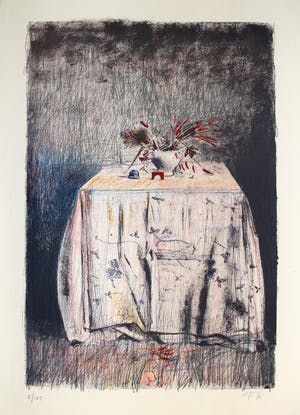 Mario Madiai - Twee handgesigneerde lithografieën: Stillevens I, II kopen? Bied vanaf 25!