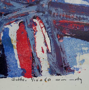 Wim Motz - Compositie, litho kopen? Bied vanaf 35!