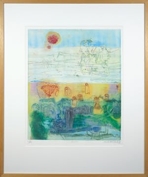 Soichi Hasegawa - Ets en aquatint, Moisson - Ingelijst kopen? Bied vanaf 50!