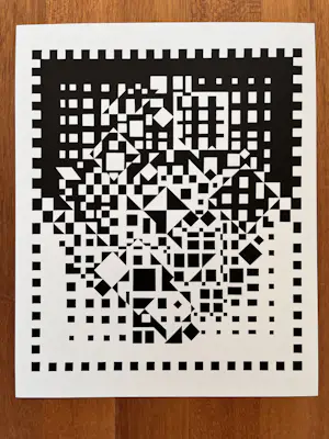 Victor Vasarely - 2 offset lithos - JAPET en YMPHY - 1973 kopen? Bied vanaf 50!