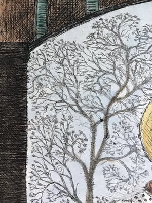 Niet of onleesbaar gesigneerd - Ets aquatint, Mijn poppen, gesigneerd kopen? Bied vanaf 1!