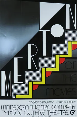 Roy Lichtenstein - Handgesigneerd affiche - Merton of the Movies - Ingelijst kopen? Bied vanaf 1!