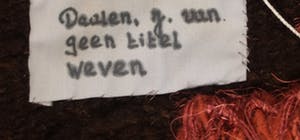 Jet van Daalen-Koers - Weefsel van wol en vlastouw, Zonder titel kopen? Bied vanaf 35!