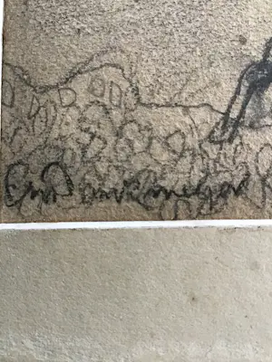 Charles Dankmeijer - Landschap met boerderij /kerk, 2 potlood- en 1 houtskooltekening kopen? Bied vanaf 50!