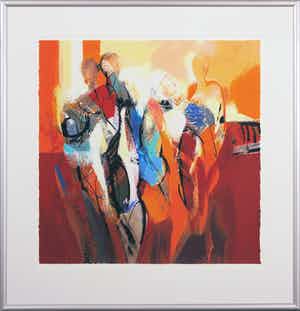 Peter Meijer - Zeefdruk, Afscheid - Ingelijst (Groot) verkocht voor € 50!