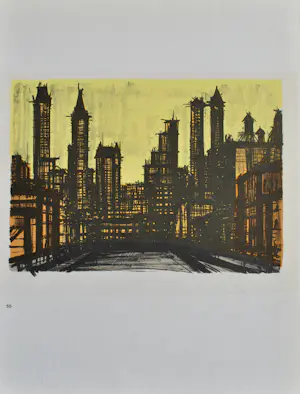 Bernard Buffet - New York, 10 LITHOGRAPHIES, 1967 par MOURLOT kaufen? Bieten Sie von 100!
