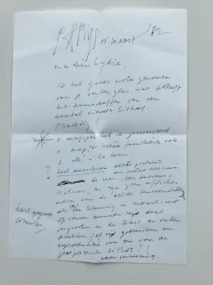 Corneille - Kavel van 4 bijzondere items Handgeschreven brief Corneille kopen? Bied vanaf 150!