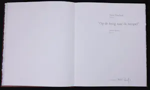 Nico Vrielink - Casette, Op de brug naar de tempel (met gedichten van Marion Bloem) kopen? Bied vanaf 20!