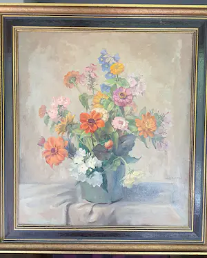 Hugo Berten - Vaas met bloemen kopen? Bied vanaf 300!