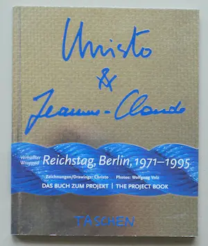 Christo - Collage Reichstag Berlin - 1995 - handgesigneerd -ready to frame kopen? Bied vanaf 85!