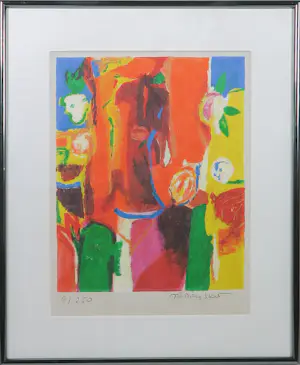 Jan Sierhuis - Arthur Spronken, Kees Salentijn, Mara Jedrysko, e.a. SET van 8 ingelijste werken kopen? Bied vanaf 100!