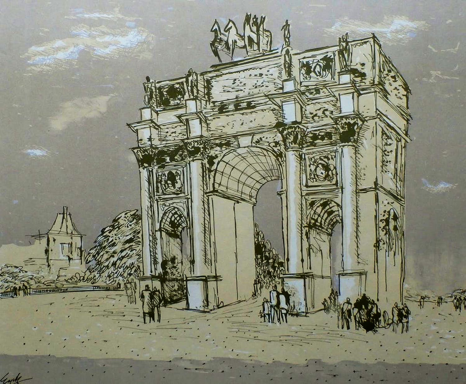 Charles Eyck - Arc de Triomphe kopen? Bied vanaf 35!