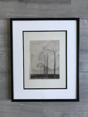 AcheterJan Mankes - Heliogravure De Bomenrij (Mooi ingelijst)? Enchérissez de 75!
