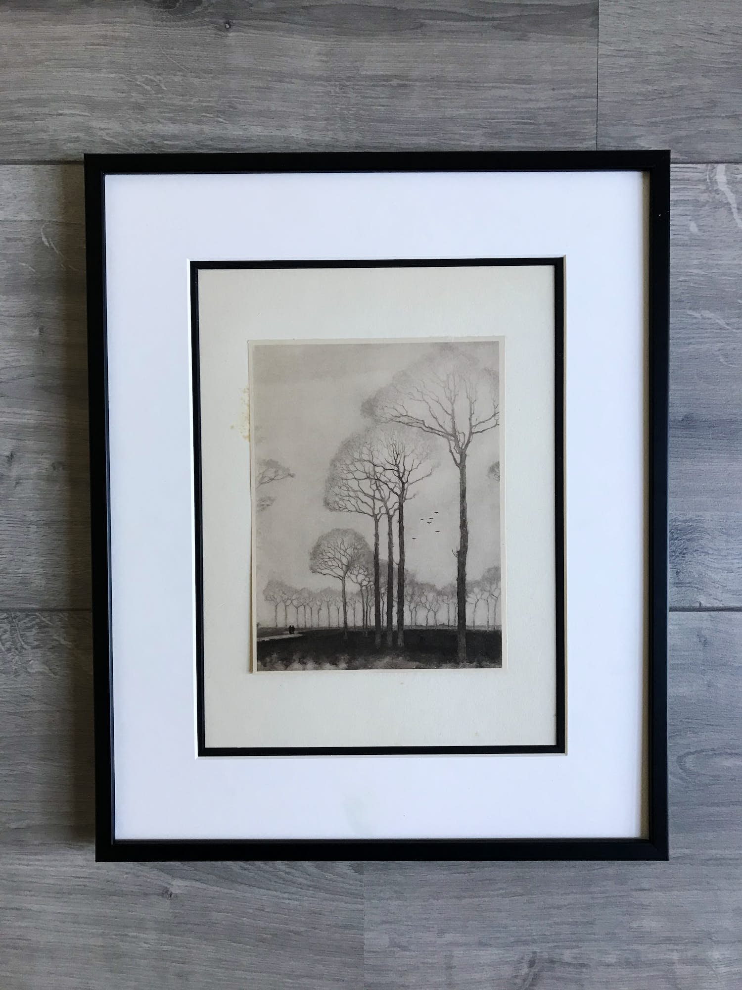 Jan Mankes - Heliogravure De Bomenrij (Mooi ingelijst) kopen? Bied vanaf 75!