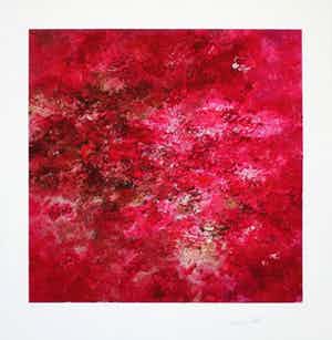 Armando - Kleurengiclee ROTES BILD Handgesigneerd SLECHTS 30 EX!!! verkocht voor € 159!