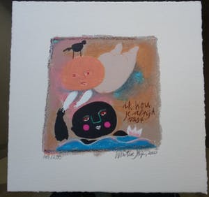 Wouter Stips - Ik hou je altijd vast, Serigrafie 2000 kopen? Bied vanaf 55!