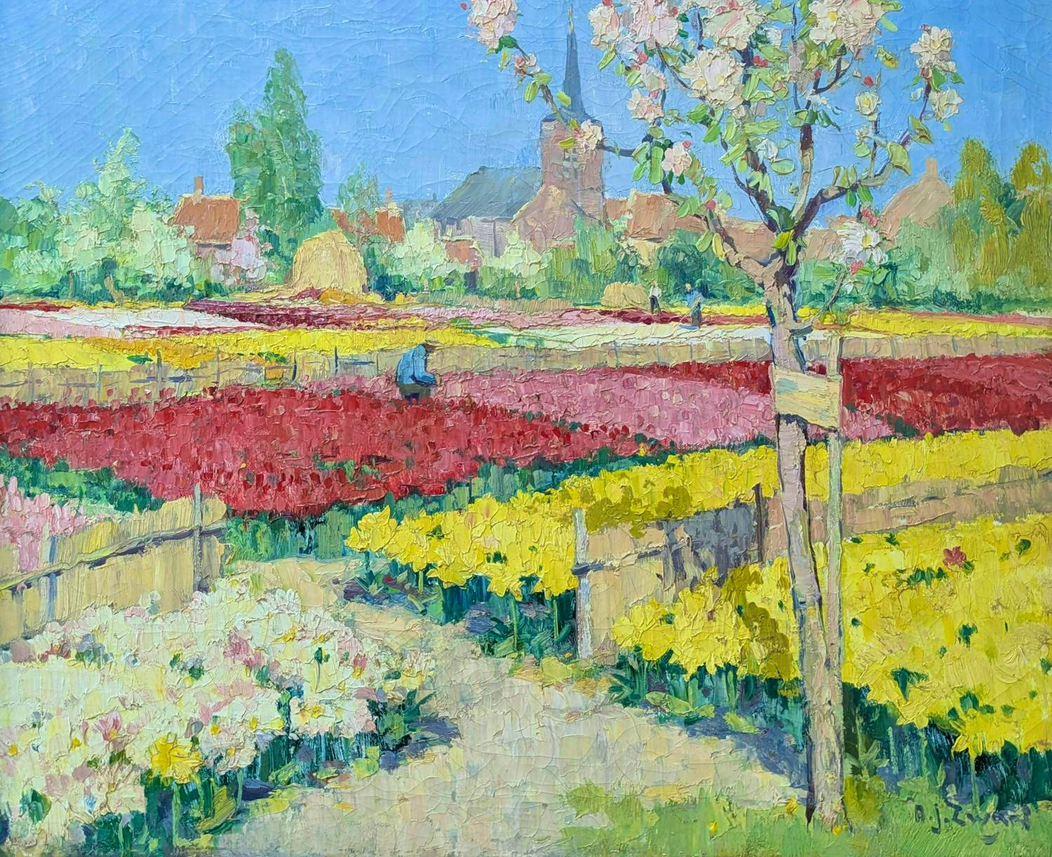 Arie Zwart - Bollenvelden kopen? Bied vanaf 3000!