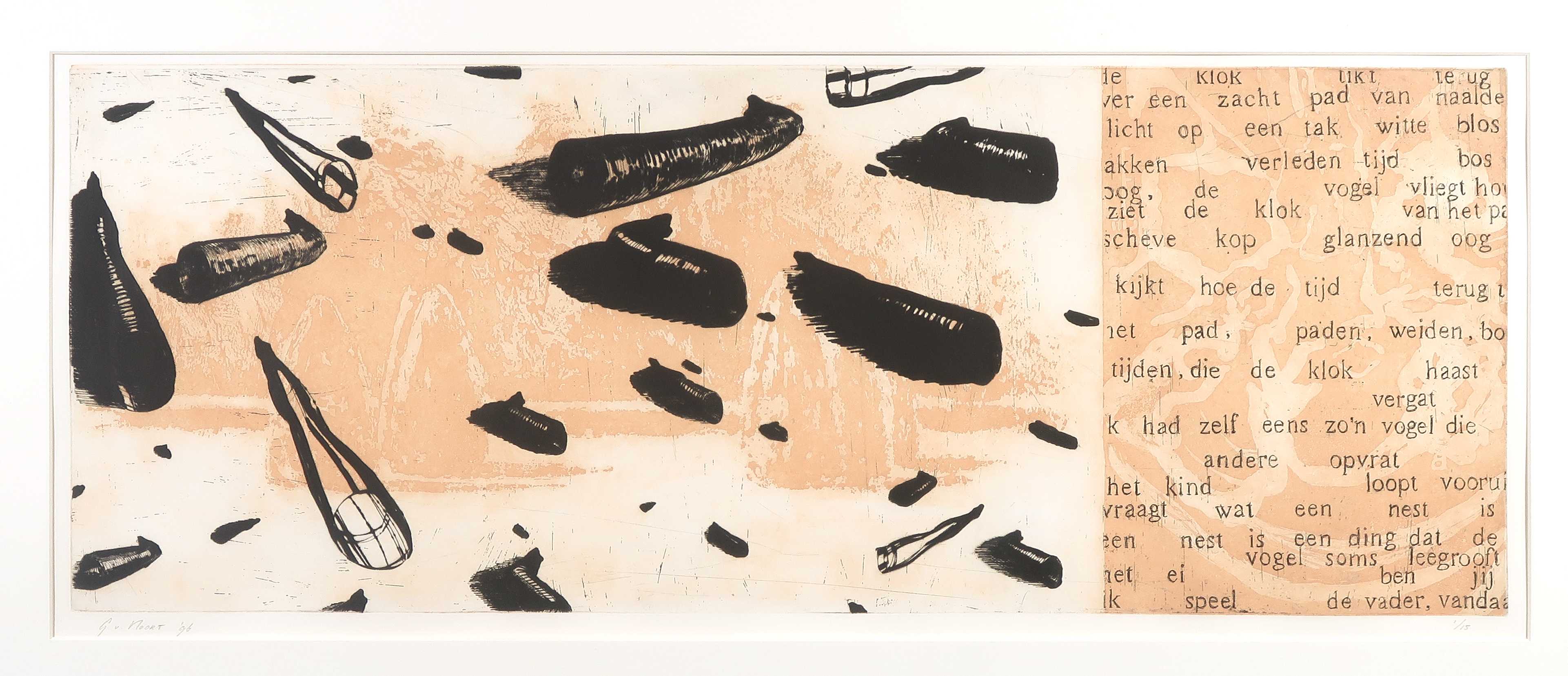 Gijs van Noort - Ets en aquatint, Tijd - Ingelijst (Groot) kopen? Bied vanaf 20!