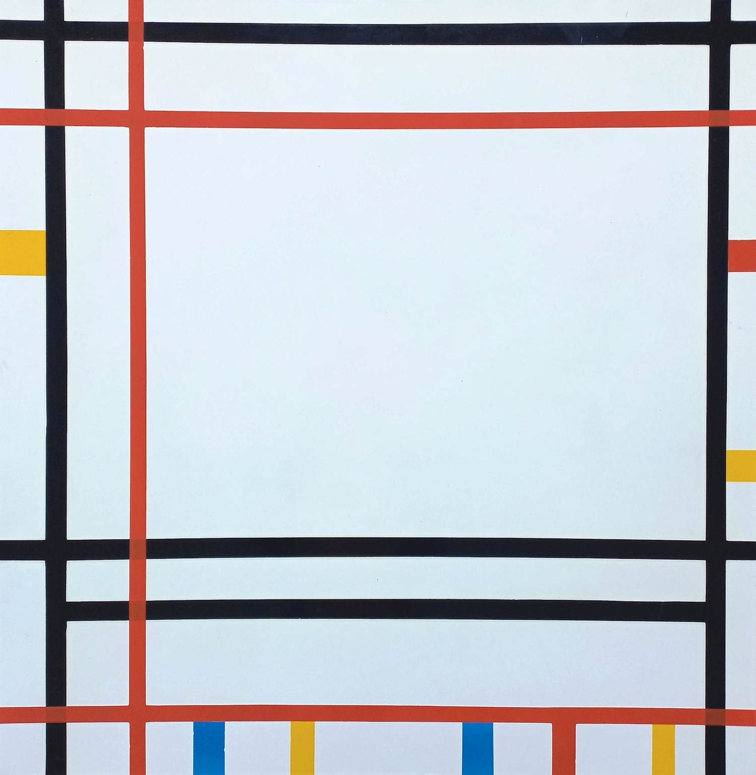 Piet Mondriaan - New York Boogie Woogie, emaille op metaal (unica, groot) kopen? Bied vanaf 795!