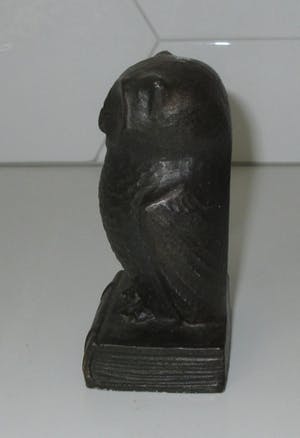 Niet of onleesbaar gesigneerd - Stel uilen boekensteunen in art deco stijl kopen? Bied vanaf 10!