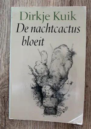 Dirkje Kuik - Inkttekening: uit boek "De nachtcactus bloeit - 1982 kopen? Bied vanaf 75!