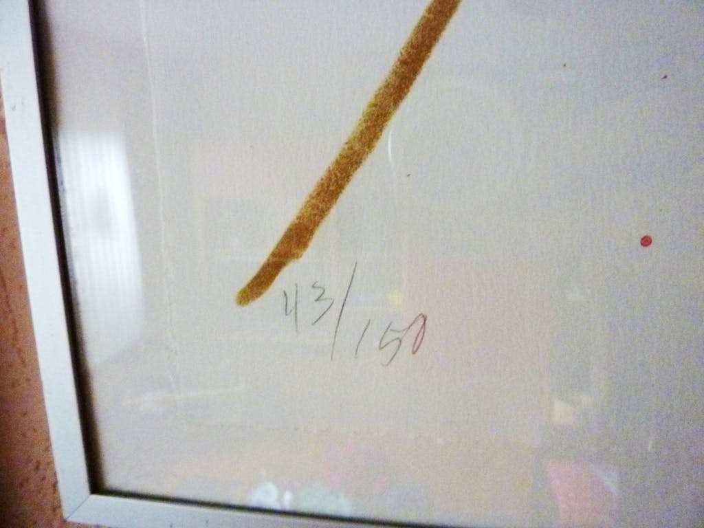 Ger Lataster - Boom en man litho 1988 kopen? Bied vanaf 70!