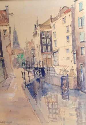 Jan den Hengst - B1537-10, Oudezijds Kolk Amsterdam verkocht voor € 100!