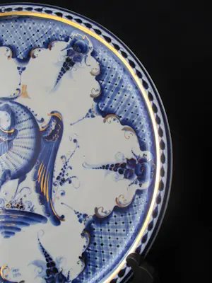 Niet of onleesbaar gesigneerd - Russische wandbord - Gzhel kopen? Bied vanaf 10!