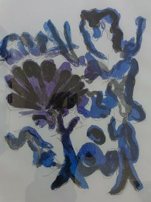 Jan Sierhuis - ABSTRACTIE / KLEURETS / 81x61cm / KADER / SIG / 1990 kopen? Bied vanaf 125!