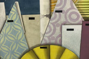 Peter van der Heijden - Olieverf en tempera op paneel, Etalage firma Janssen en Zn - Ingelijst kopen? Bied vanaf 1!