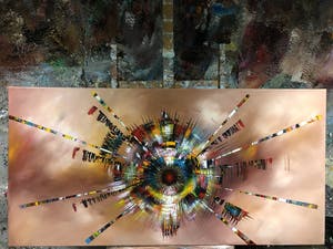 Gena - Abstract Time kopen? Bied vanaf 300!