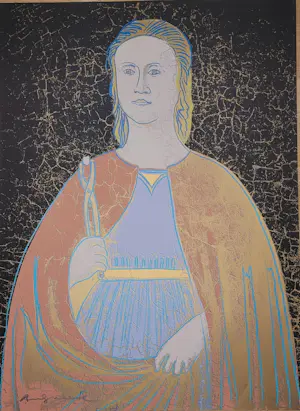 Andy Warhol - Saint Apollonia (F&S II.332) - 1984 - 79/250 kopen? Bied vanaf 14000!