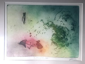 Ad Arma - "Eilanden 3" - Ets, Ingelijst, Oplage van slechts 5 stuks kopen? Bied vanaf 85!