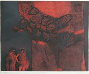 Niet of onleesbaar gesigneerd - Kleurenets, De Honden van de Hades - Ingelijst kopen? Bied vanaf 10!