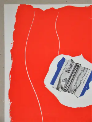 Robert Motherwell - Tricolor - 1973 - Originele lithografie - Mourlot - Gesigneerd kopen? Bied vanaf 120!