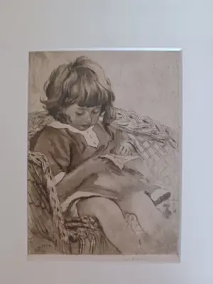 Pol Dom - Ets van dochtertje Elise Dom uit 1916 kopen? Bied vanaf 75!