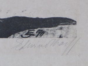 Edwin Scharff - Naakt lopende mannen - Litho kopen? Bied vanaf 45!