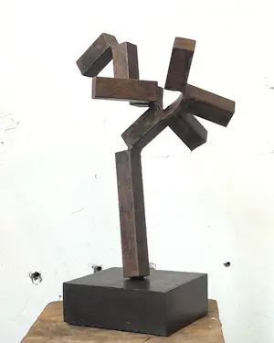 Rien Goené - Abstract Geometrisch Plastiek kopen? Bied vanaf 850!