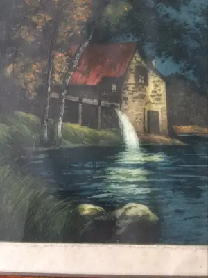 Niet of onleesbaar gesigneerd - nachtelijk landschap kopen? Bied vanaf 1!