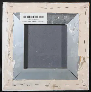 Gerdine Duijsens-Kroezen - Handbewerkte zeefdruk op aluminium frame, Botox and Champagne kopen? Bied vanaf 1!