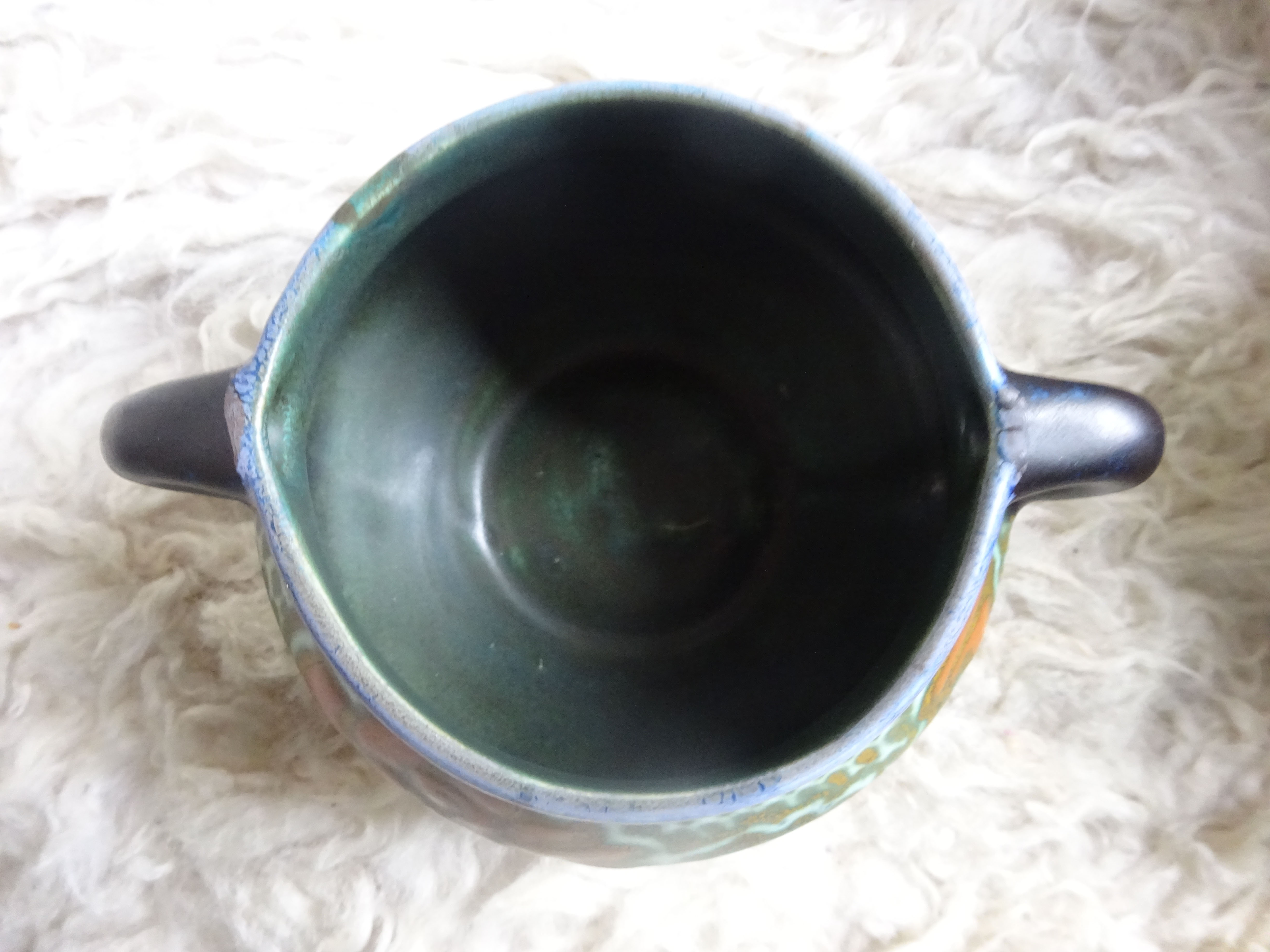 Plateelbakkerij Zuid-Holland - Plazuid- Zuid Holland Gouda Spiegelend plateel kaststel+kom kopen? Bied vanaf 75!