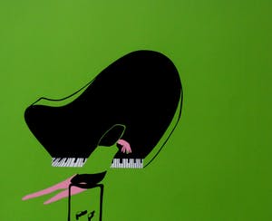 Hans Landsaat - Portfoliomap van vier zeefdrukken: Witold i ja - 1972 kopen? Bied vanaf 250!