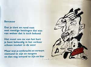 Lucebert - ‘Berceuse’ verkocht voor € 55!