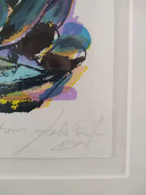 Niet of onleesbaar gesigneerd - Kleurrijk werk, langwerpig kopen? Bied vanaf 1!