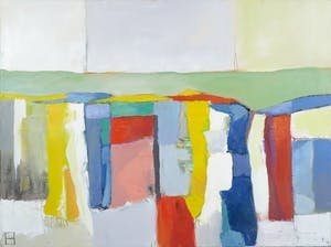 Philip Vencken - Olieverf op doek, Abstract Landschap kopen? Bied vanaf 100!