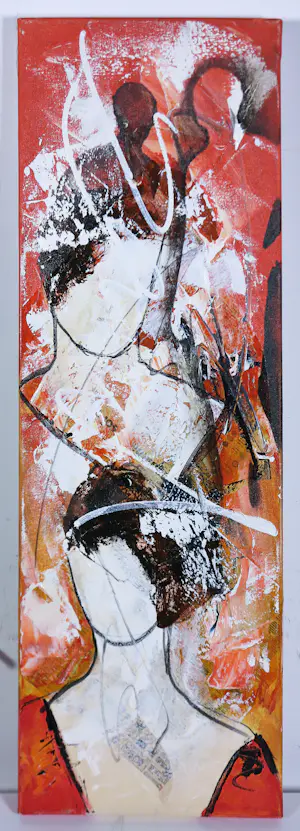 Dario Bosa - Acryl op doek, Figuren kopen? Bied vanaf 100!