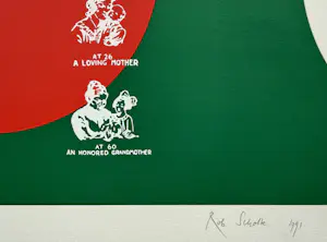 Rob Scholte - handgesigneerde kleurenzeefdruk | 'Moral Justice' | 1991 kopen? Bied vanaf 200!